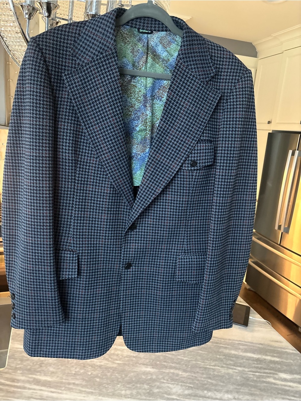 Vintage 1970s collectors item sports jacket wool / polyester blend LE MARQUIS